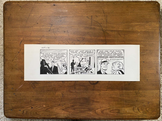 Dick Tracy Daily 10/1/81 Original Art Illustration | Fletcher Studio