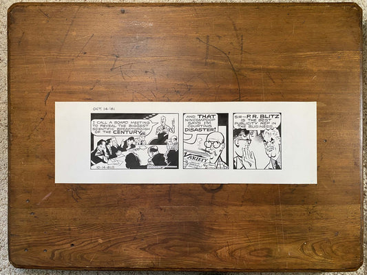 Dick Tracy Daily 10/14/81 Original Art Illustration | Fletcher Studio