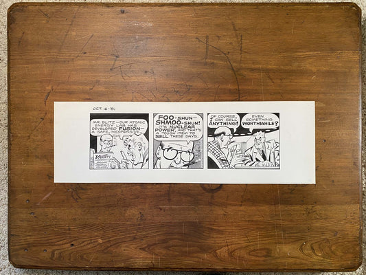 Dick Tracy Daily 10/16/81 Original Art Illustration | Fletcher Studio