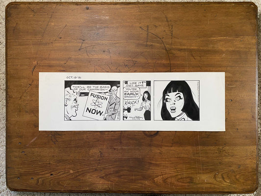 Dick Tracy Daily 10/19/81 Original Art Illustration | Fletcher Studio