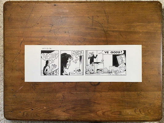 Dick Tracy Daily 10/21/81 Original Art Illustration | Fletcher Studio