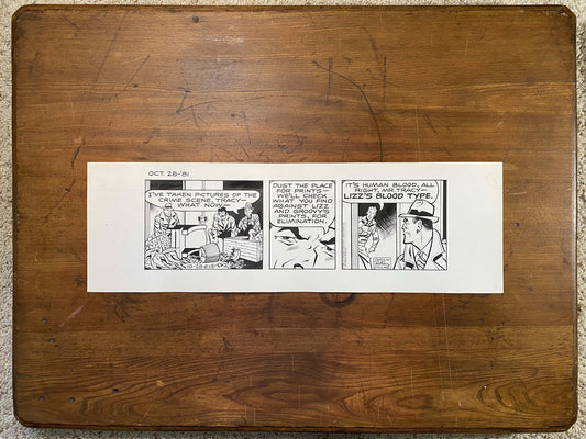 Dick Tracy Daily 10/28/81 Original Art Illustration | Fletcher Studio