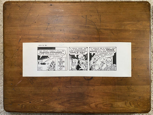 Dick Tracy Daily 11/5/81 Original Art Illustration | Fletcher Studio