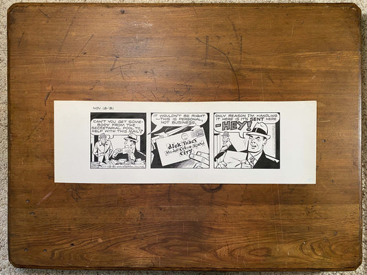 Dick Tracy Daily 11/18/81 Original Art Illustration | Fletcher Studio