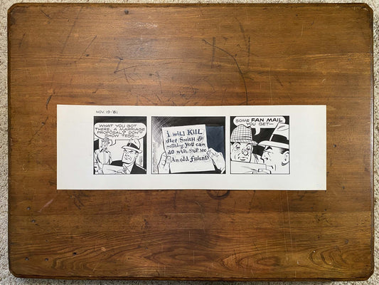 Dick Tracy Daily 11/19/81 Original Art Illustration | Fletcher Studio
