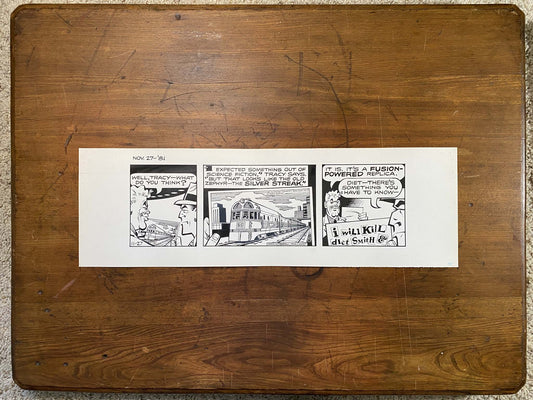 Dick Tracy Daily 11/27/81 Original Art Illustration | Fletcher Studio