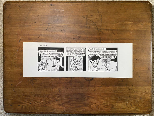 Dick Tracy Daily 12/3/81 Original Art Illustration | Fletcher Studio