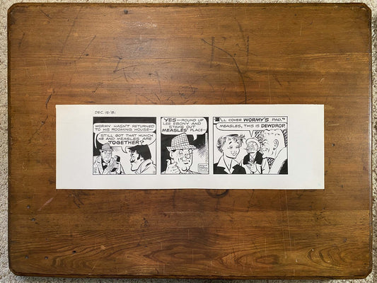 Dick Tracy Daily 12/15/81 Original Art Illustration | Fletcher Studio