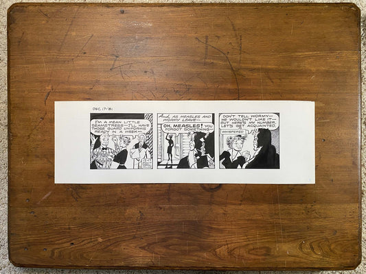 Dick Tracy Daily 12/17/81 Original Art Illustration | Fletcher Studio
