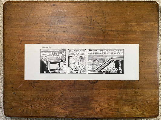 Dick Tracy Daily 12/18/81 Original Art Illustration | Fletcher Studio