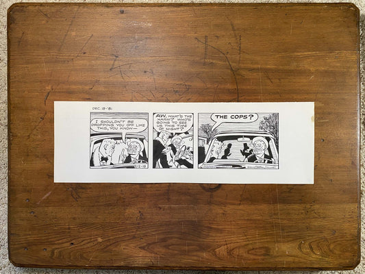 Dick Tracy Daily 12/19/81 Original Art Illustration | Fletcher Studio