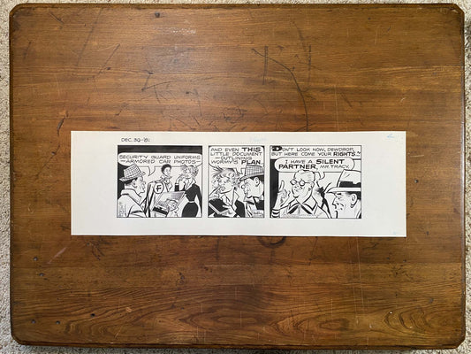 Dick Tracy Daily 12/30/81 Original Art Illustration | Fletcher Studio