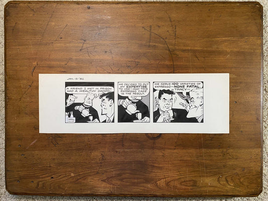 Dick Tracy Daily 1/13/82 Original Art Illustration | Fletcher Studio