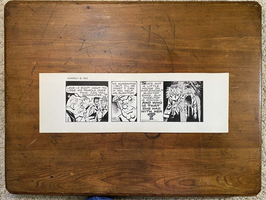 Dick Tracy Daily 3/6/82 Original Art Illustration | Fletcher Studio