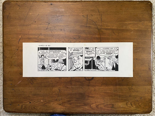 Dick Tracy Daily 3/8/82 Original Art Illustration | Fletcher Studio
