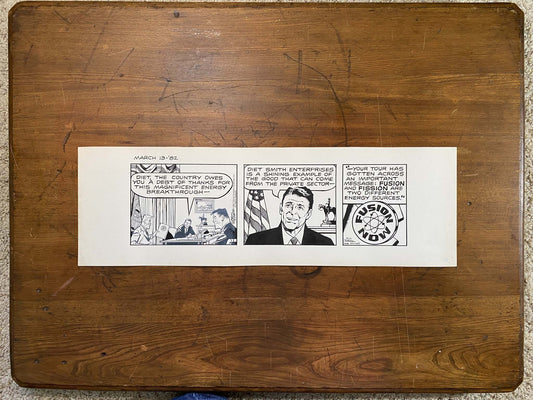 Dick Tracy Daily 3/13/82 Original Art Illustration | Fletcher Studio