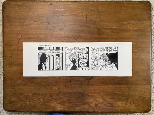 Dick Tracy Daily 3/26/82 Original Art Illustration | Fletcher Studio