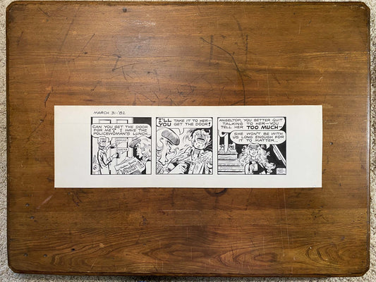 Dick Tracy Daily 3/31/82 Original Art Illustration | Fletcher Studio
