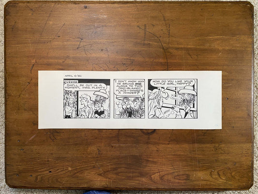 Dick Tracy Daily 4/6/82 Original Art Illustration | Fletcher Studio