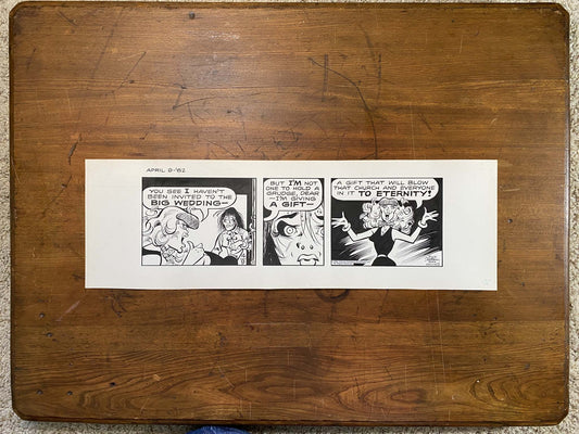 Dick Tracy Daily 4/9/82 Original Art Illustration | Fletcher Studio