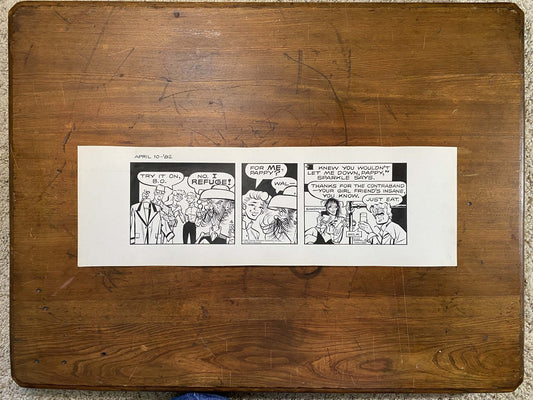 Dick Tracy Daily 4/10/82 Original Art Illustration | Fletcher Studio