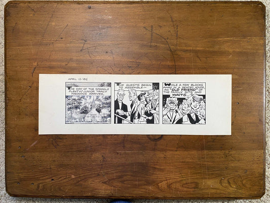 Dick Tracy Daily 4/12/82 Original Art Illustration | Fletcher Studio
