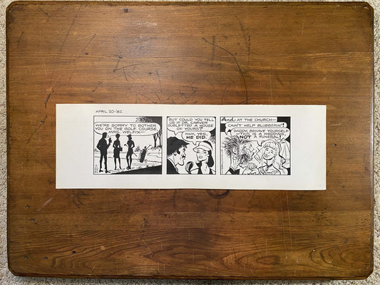 Dick Tracy Daily 4/20/82 Original Art Illustration | Fletcher Studio