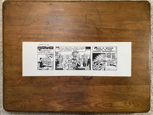 Dick Tracy Daily 4/21/82 Original Art Illustration | Fletcher Studio