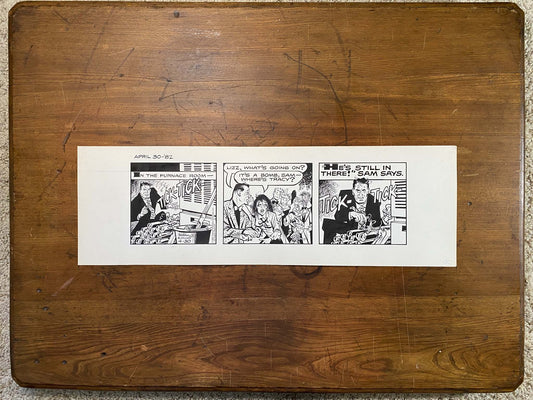 Dick Tracy Daily 4/30/82 Original Art Illustration | Fletcher Studio