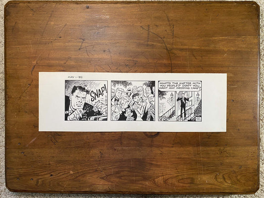 Dick Tracy Daily 5/1/82 Original Art Illustration | Fletcher Studio