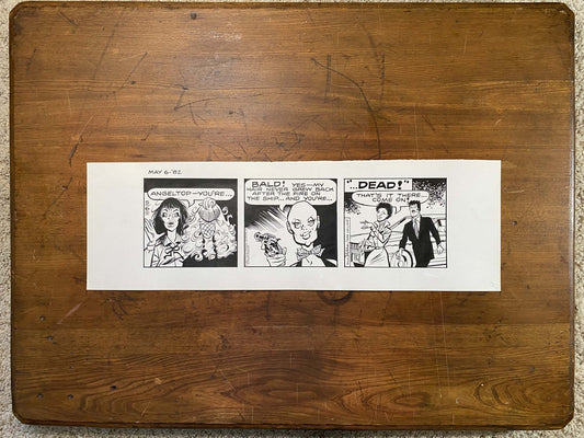 Dick Tracy Daily 5/6/82 Original Art Illustration | Fletcher Studio