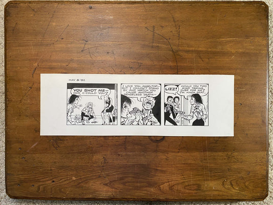 Dick Tracy Daily 5/8/82 Original Art Illustration | Fletcher Studio