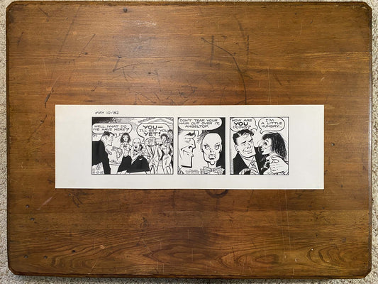 Dick Tracy Daily 5/10/82 Original Art Illustration | Fletcher Studio