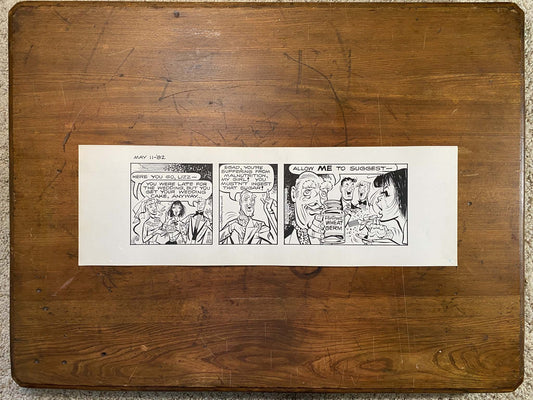 Dick Tracy Daily 5/11/82 Original Art Illustration | Fletcher Studio