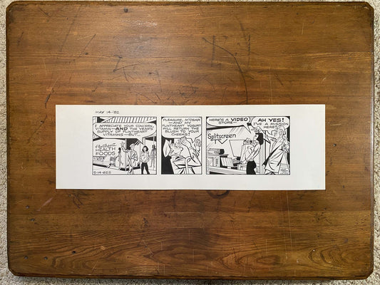 Dick Tracy Daily 5/14/82 Original Art Illustration | Fletcher Studio