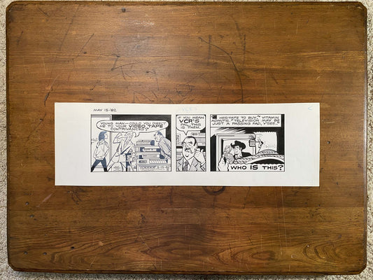 Dick Tracy Daily 5/15/82 Original Art Illustration | Fletcher Studio