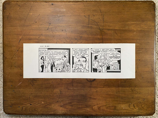 Dick Tracy Daily 5/18/82 Original Art Illustration | Fletcher Studio