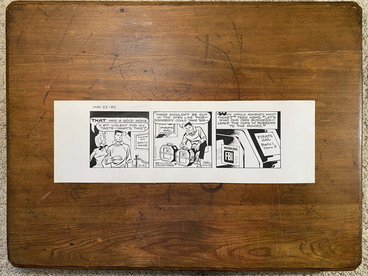 Dick Tracy Daily 5/22/82 Original Art Illustration | Fletcher Studio