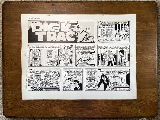 Dick Tracy Sunday 5/23/82 Original Art Illustration | Fletcher Studio