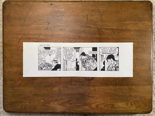 Dick Tracy Daily 5/27/82 Original Art Illustration | Fletcher Studio