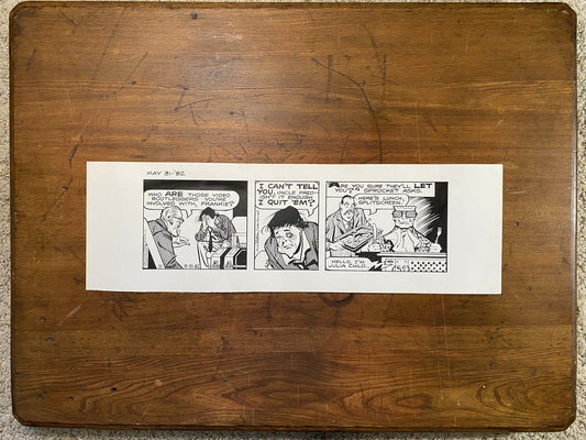 Dick Tracy Daily 5/31/82 Original Art Illustration | Fletcher Studio