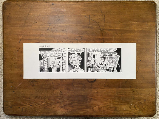 Dick Tracy Daily 6/2/82 Original Art Illustration | Fletcher Studio