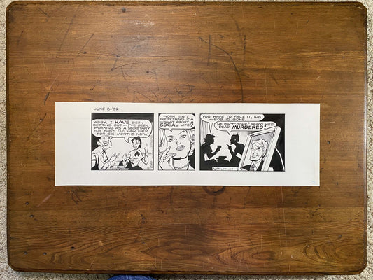Dick Tracy Daily 6/3/82 Original Art Illustration | Fletcher Studio