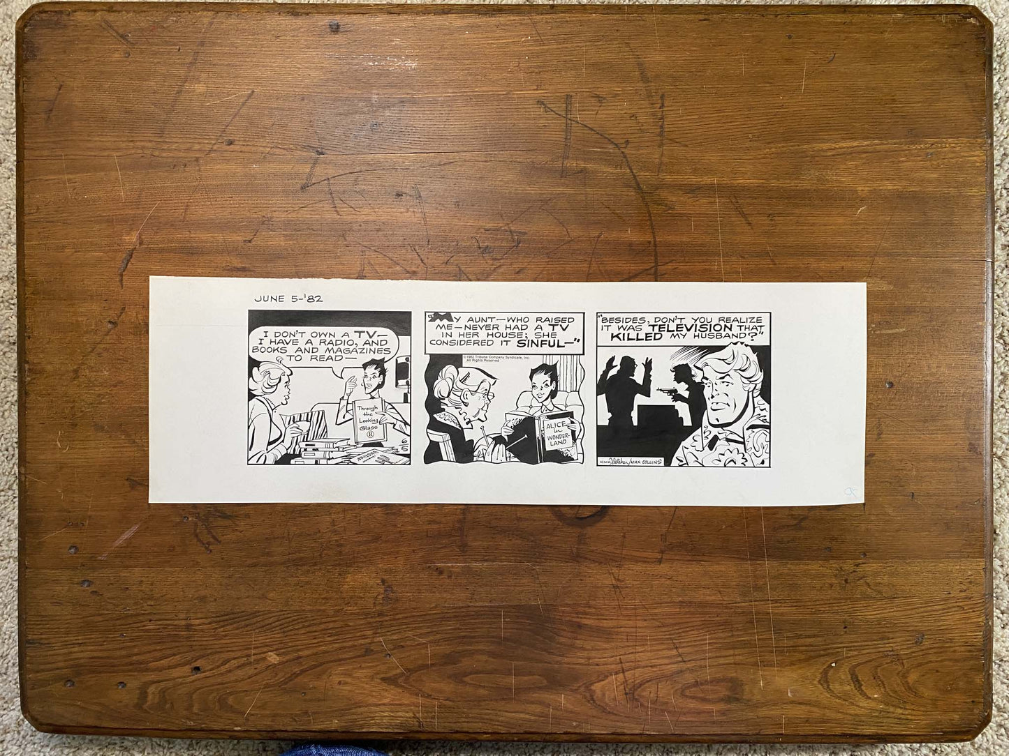 Dick Tracy Daily 6/5/82 Original Art Illustration | Fletcher Studio