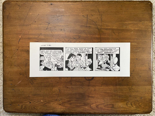 Dick Tracy Daily 6/7/82 Original Art Illustration | Fletcher Studio