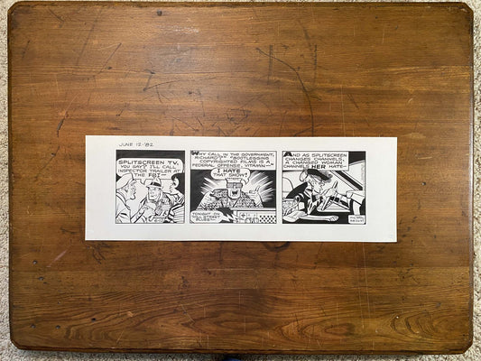 Dick Tracy Daily 6/12/82 Original Art Illustration | Fletcher Studio