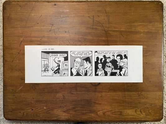 Dick Tracy Daily 6/15/82 Original Art Illustration | Fletcher Studio