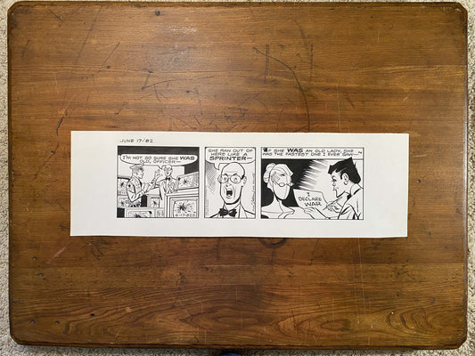 Dick Tracy Daily 6/17/82 Original Art Illustration | Fletcher Studio