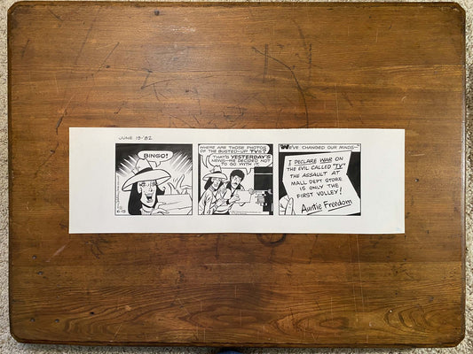 Dick Tracy Daily 6/19/82 Original Art Illustration | Fletcher Studio