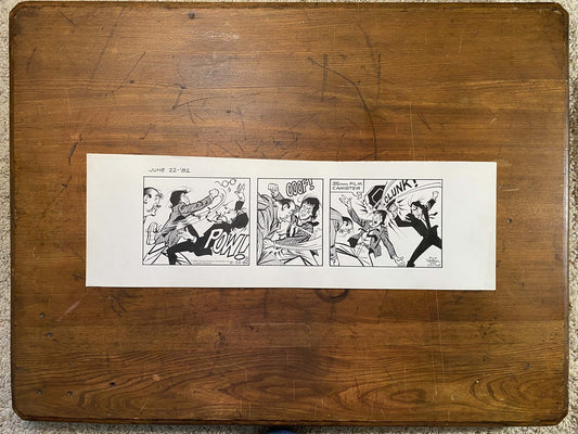 Dick Tracy Daily 6/22/82 Original Art Illustration | Fletcher Studio